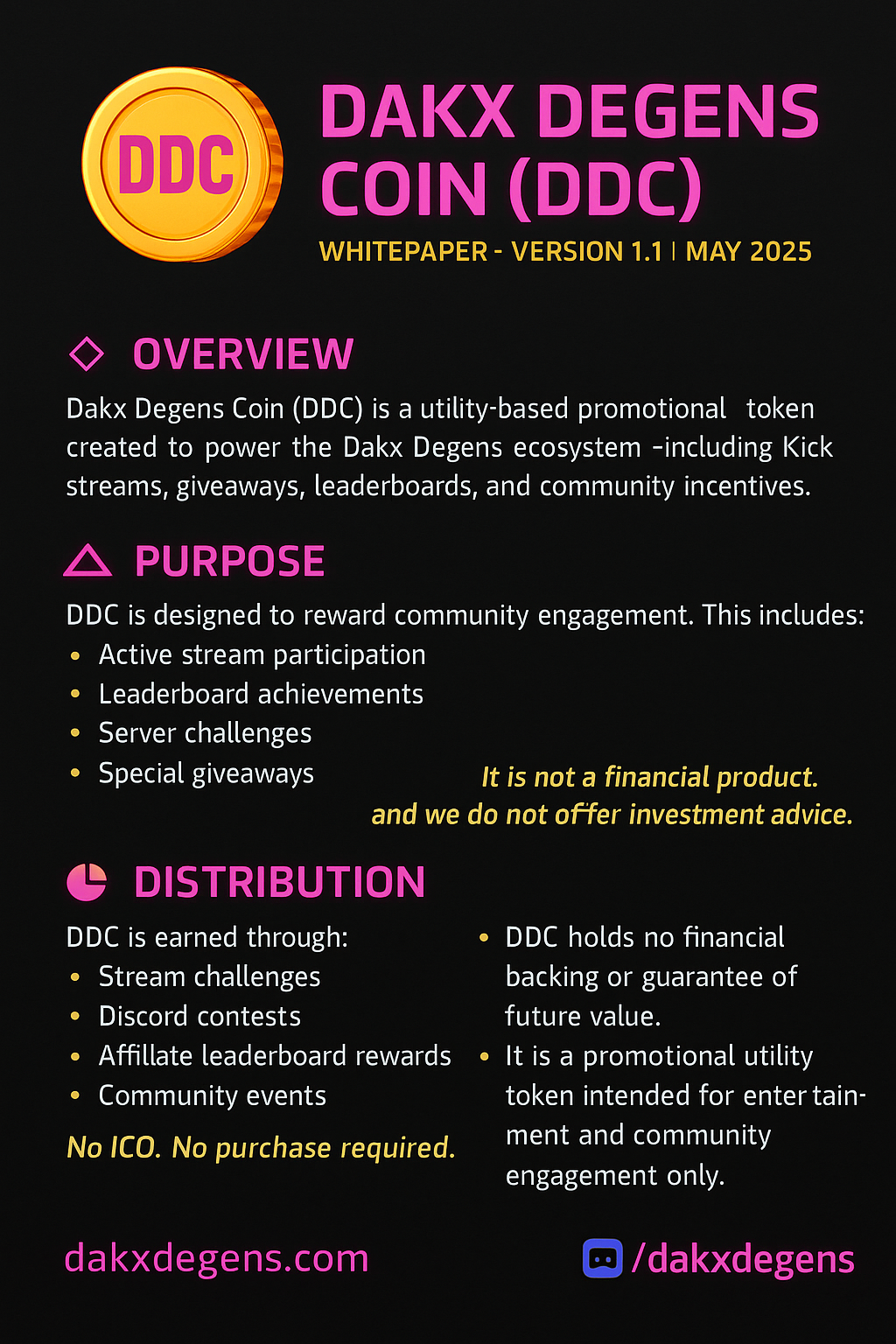 Dakx Degens Whitepaper